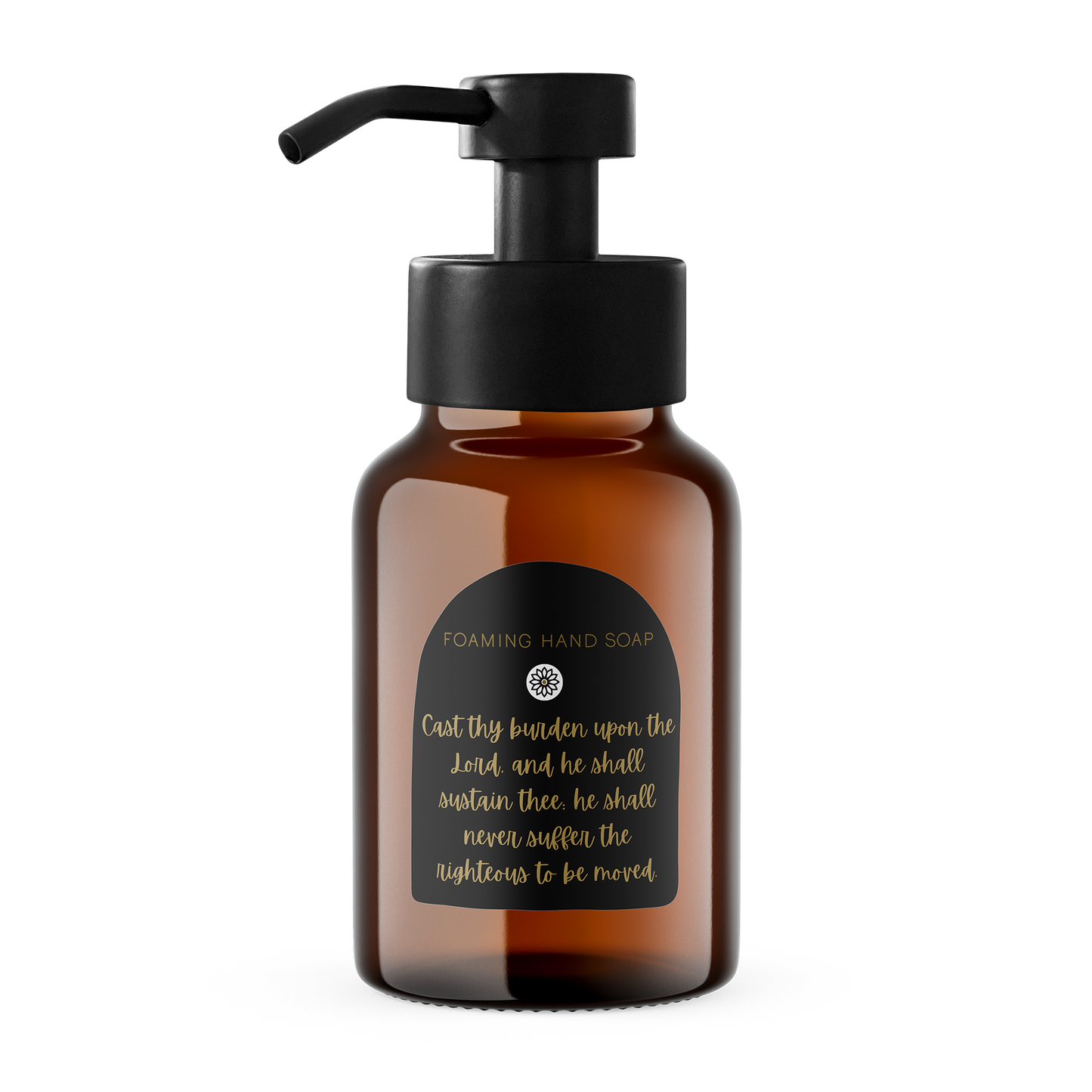 Glass Dispenser - "Cast Thy Burden"