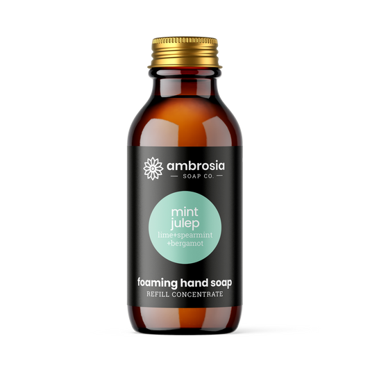 Concentrate, Glass Packaging Mint Julep