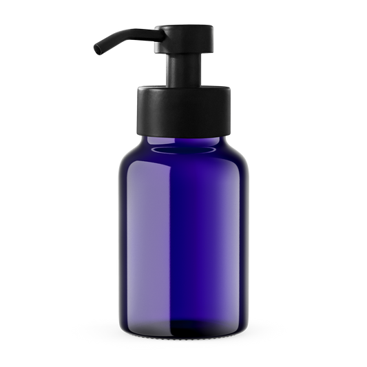 Glass Dispenser Naked Blue